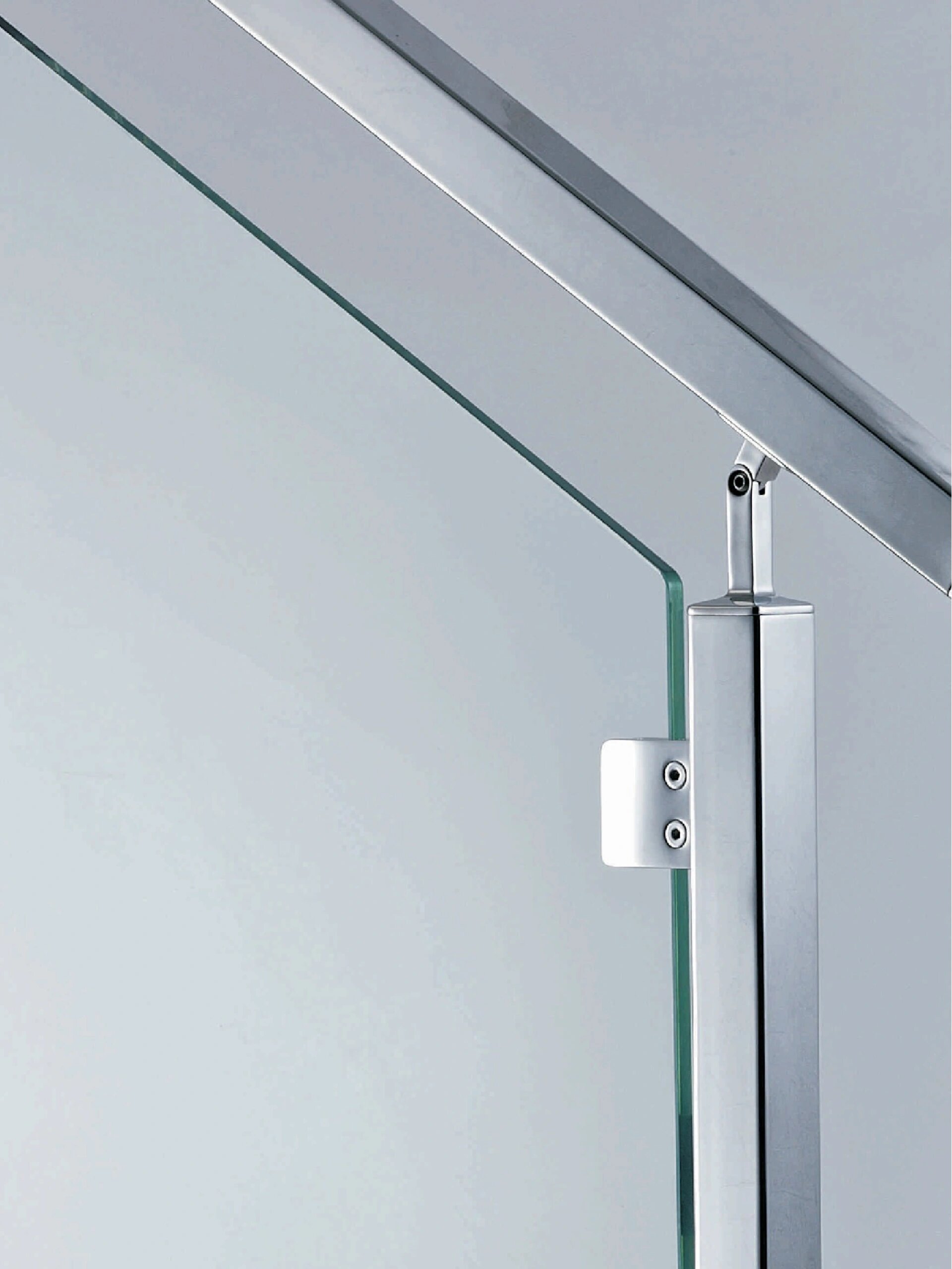 不锈钢无框玻璃护栏