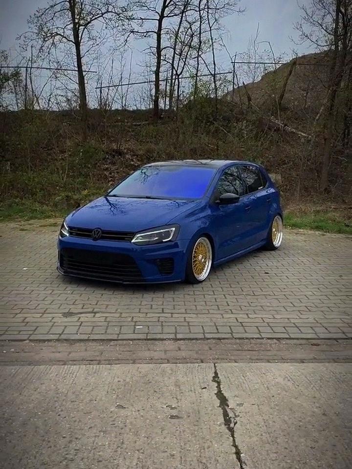 抄作业还不会吗?大众polopolo改装 低趴姿态