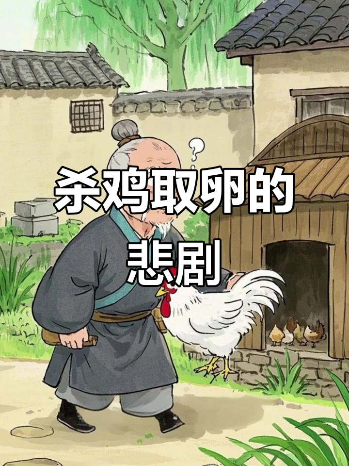 贪心的农夫杀鸡取卵,结果竟是这样!