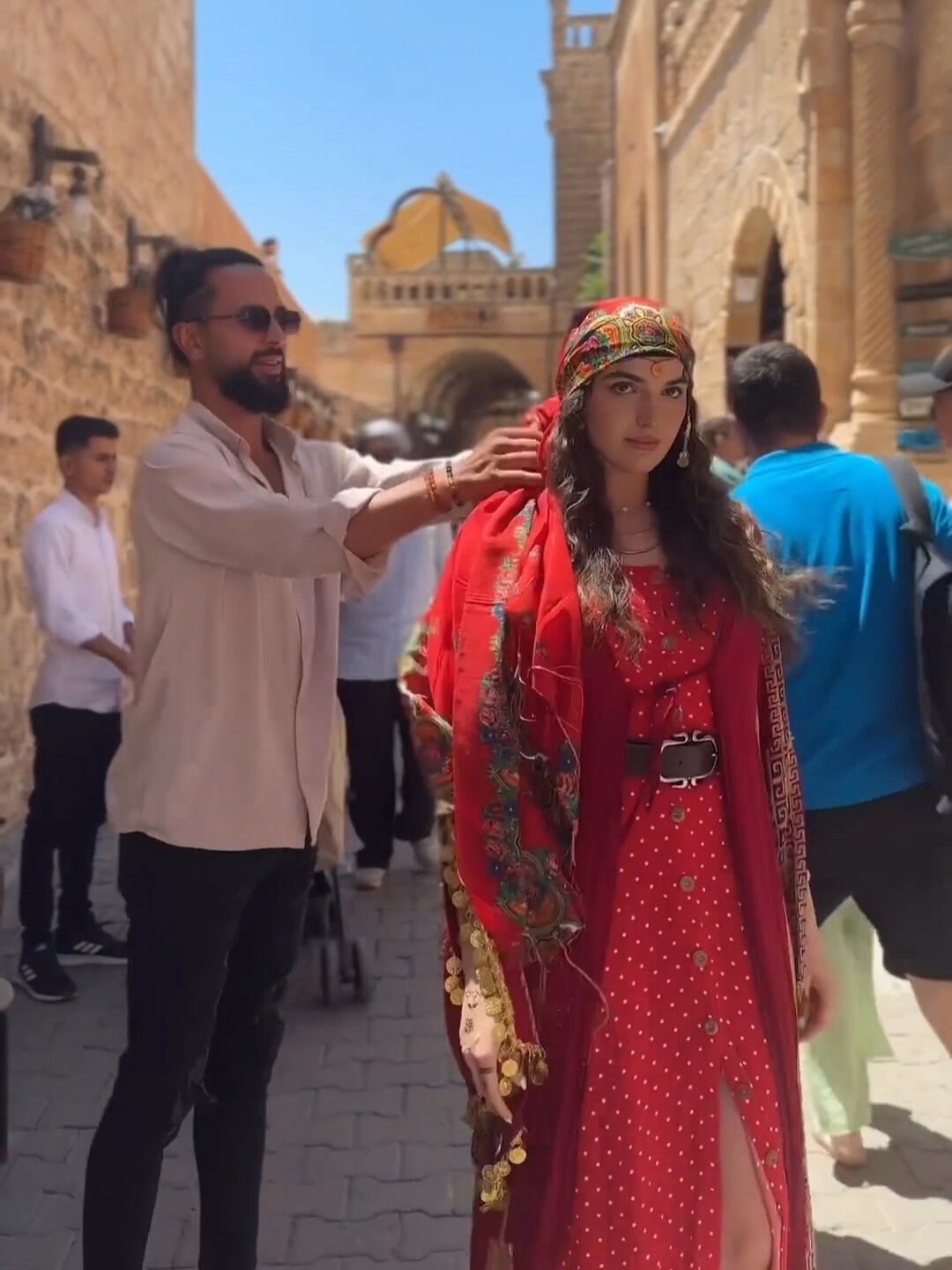 埃及阿拉伯头巾怎么戴