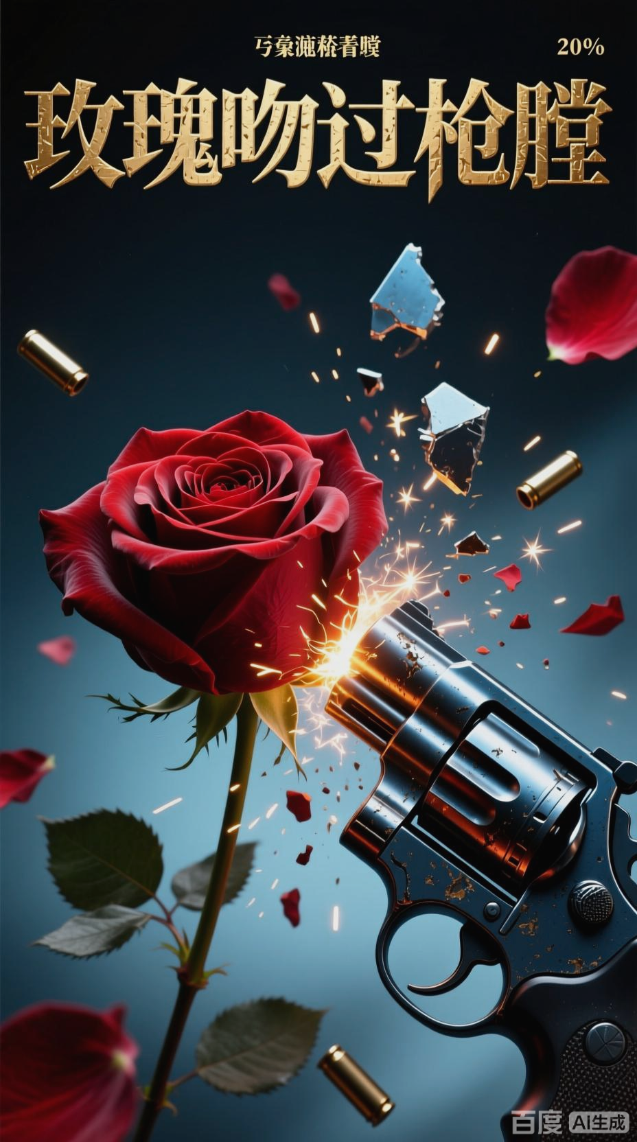 玫瑰与枪膛的浪漫碰撞