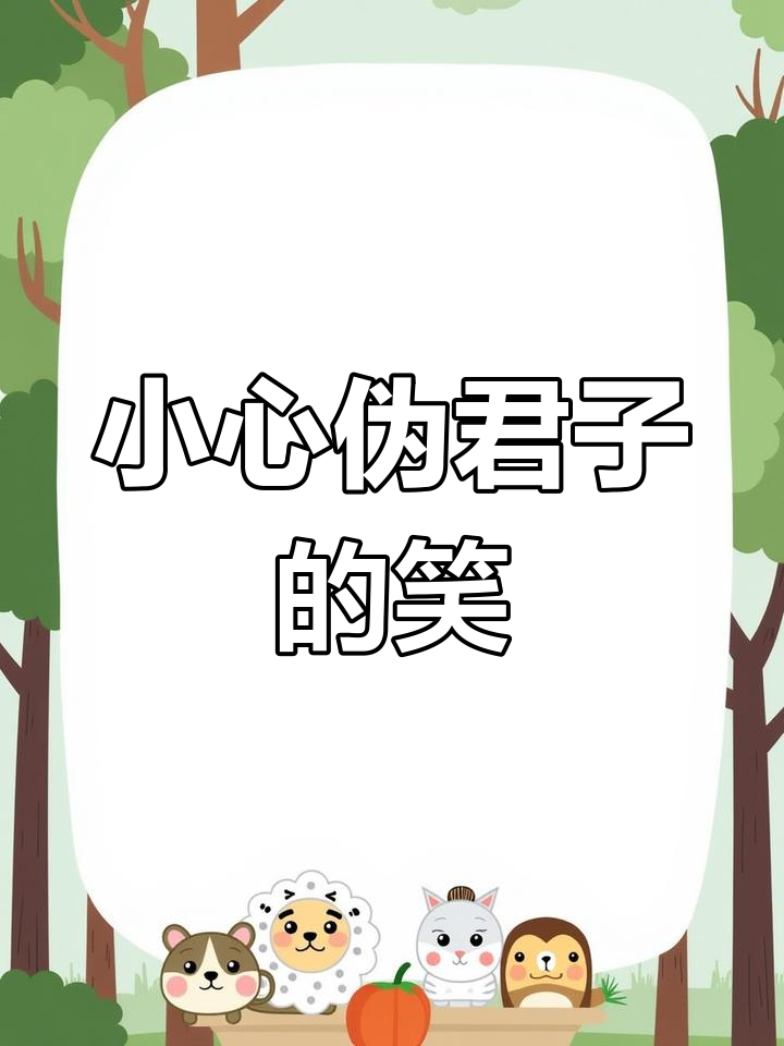 伪君子比真小人更可怕,表面大度内心狠毒