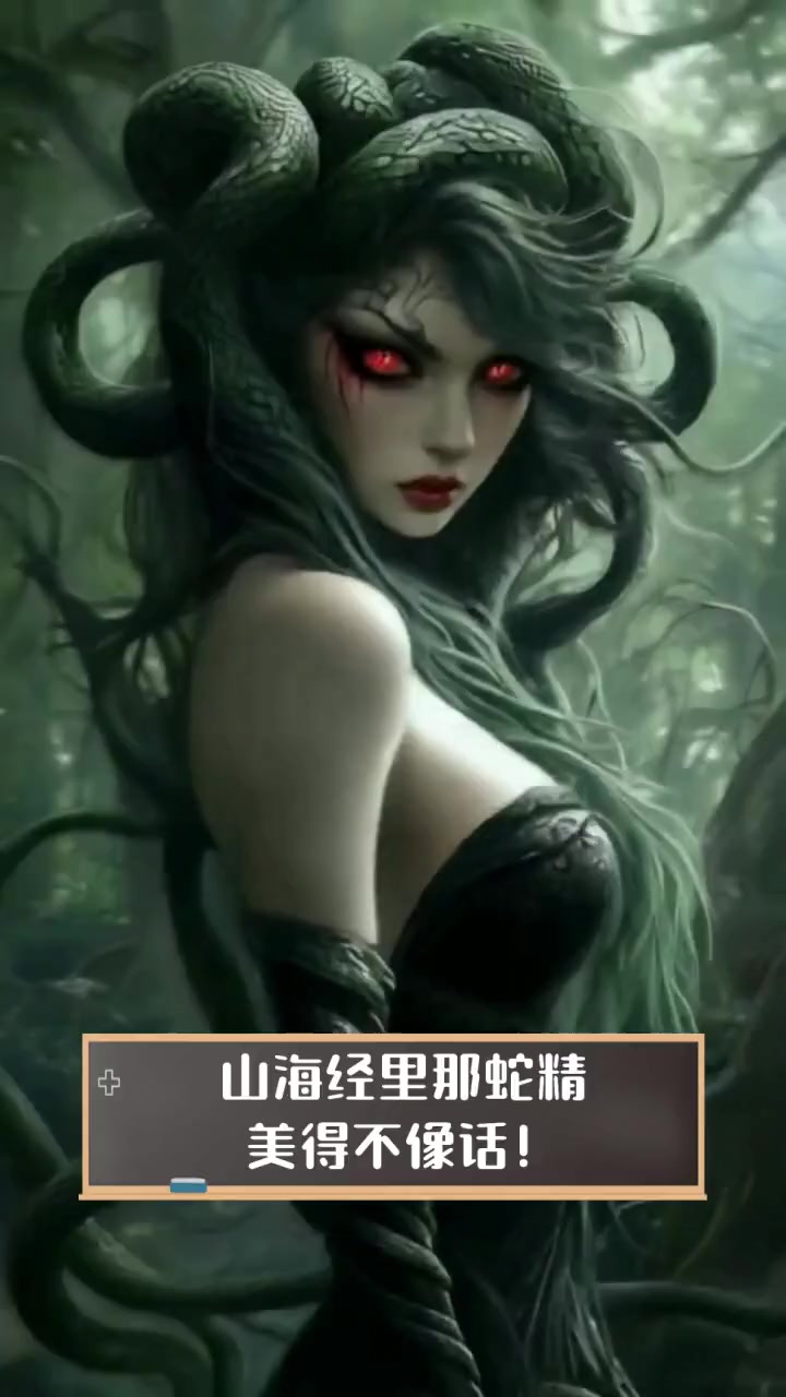 山海经里那蛇精,美得不像话!