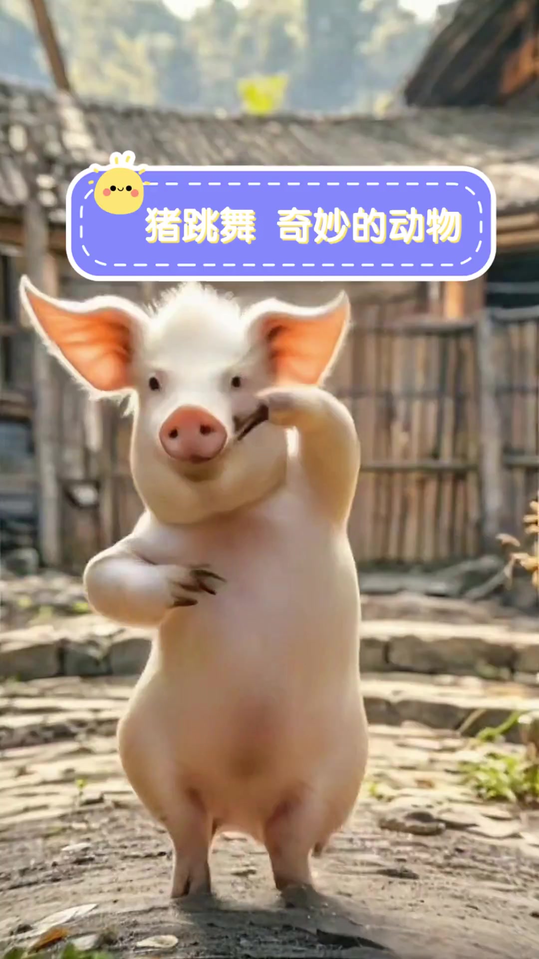猪跳舞奇妙的动物
