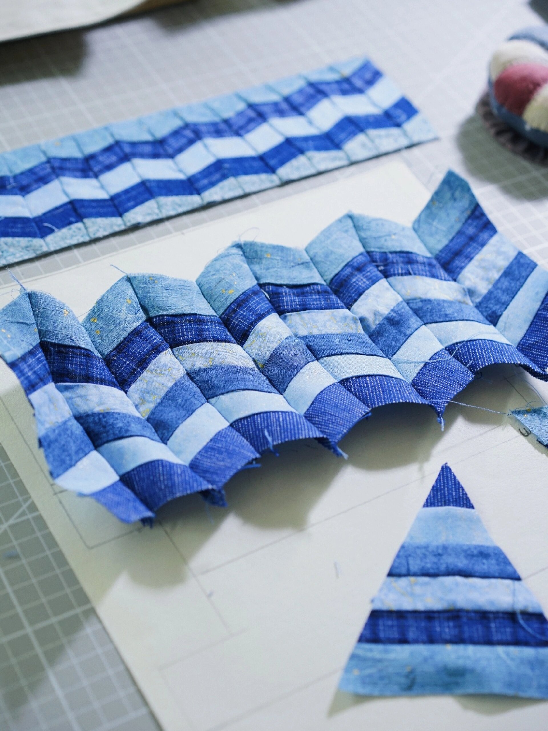 教程～超详细98布条的拼布方法-度小视