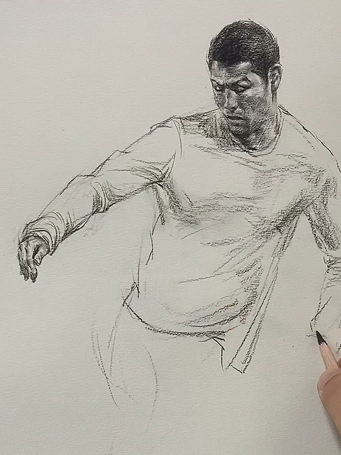 这个球星我绘|c罗完整绘画步骤