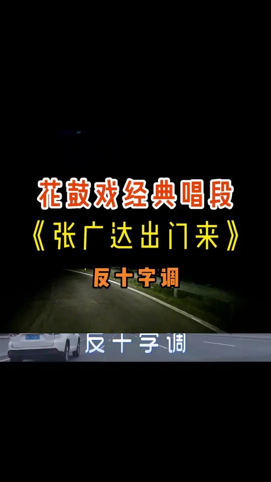 花鼓戏《张广达出门来》经典唱段:反十字调