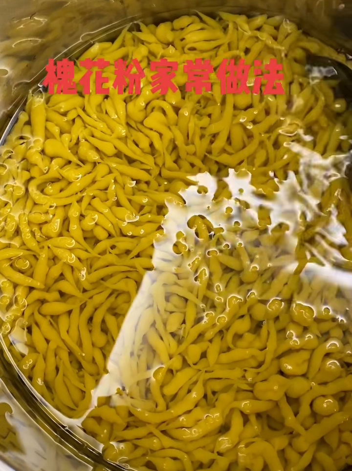 广西特色美食槐花粉的制作教程-度小视
