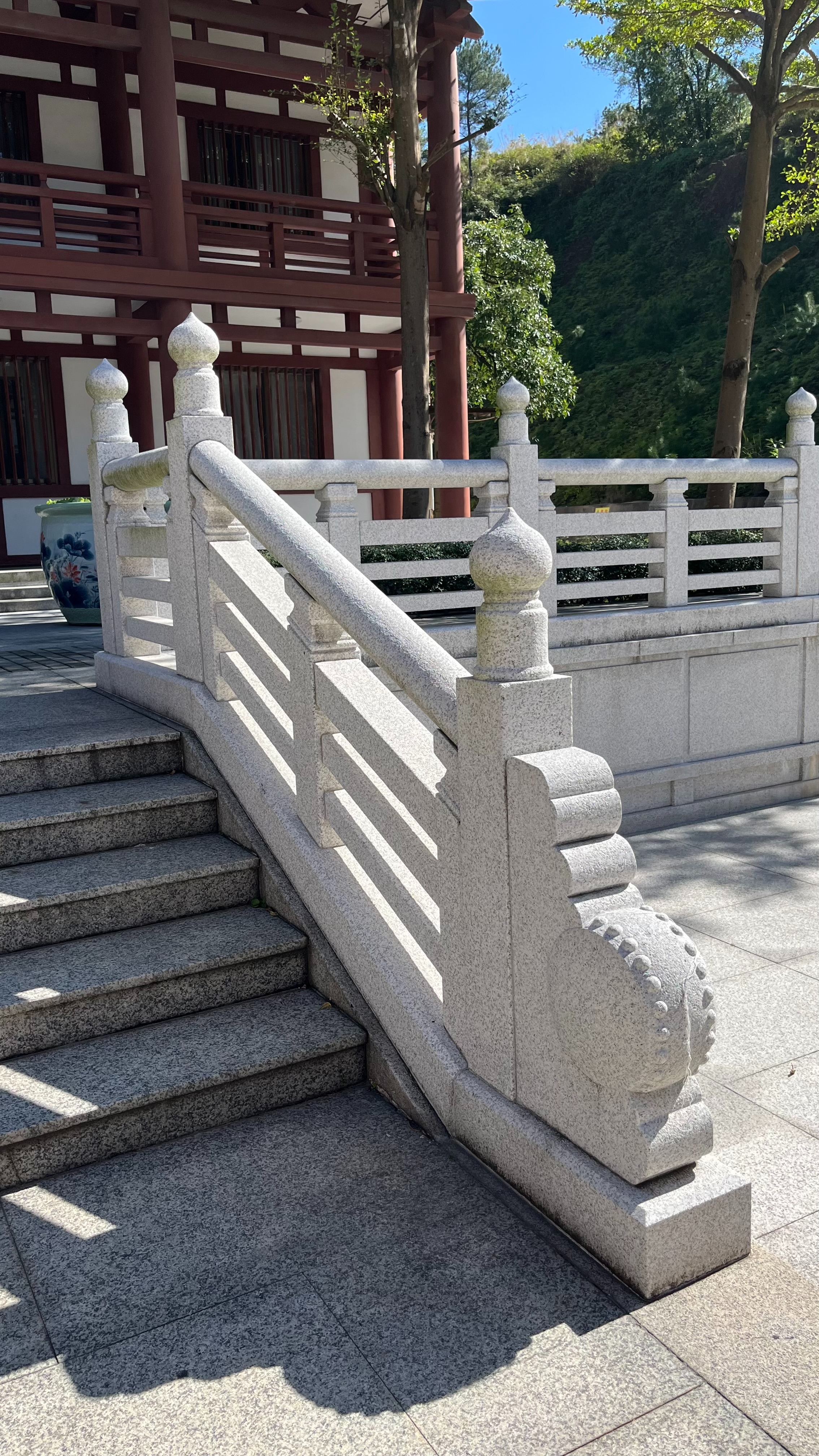 大理石石雕栏杆 景观河道石栏杆 寺庙石栏杆雕刻