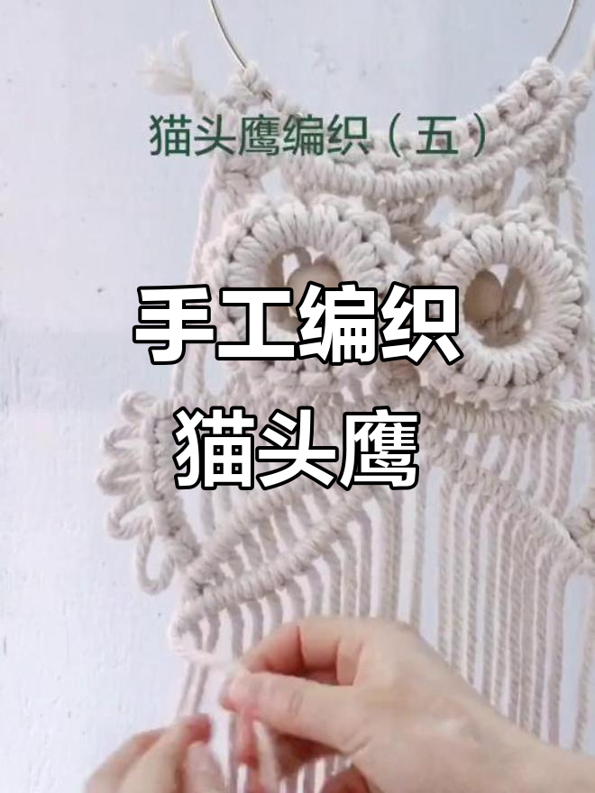 编织可爱猫头鹰,步骤简单又有趣