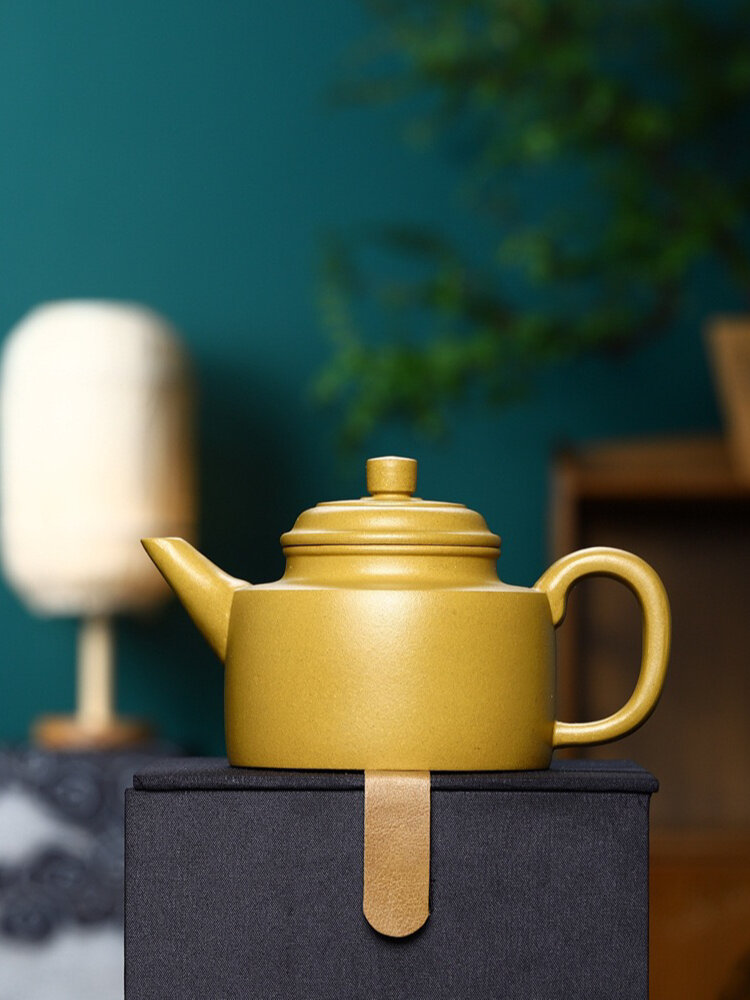 宜兴紫砂壶原矿黄金段泥(剑流德钟)300cc