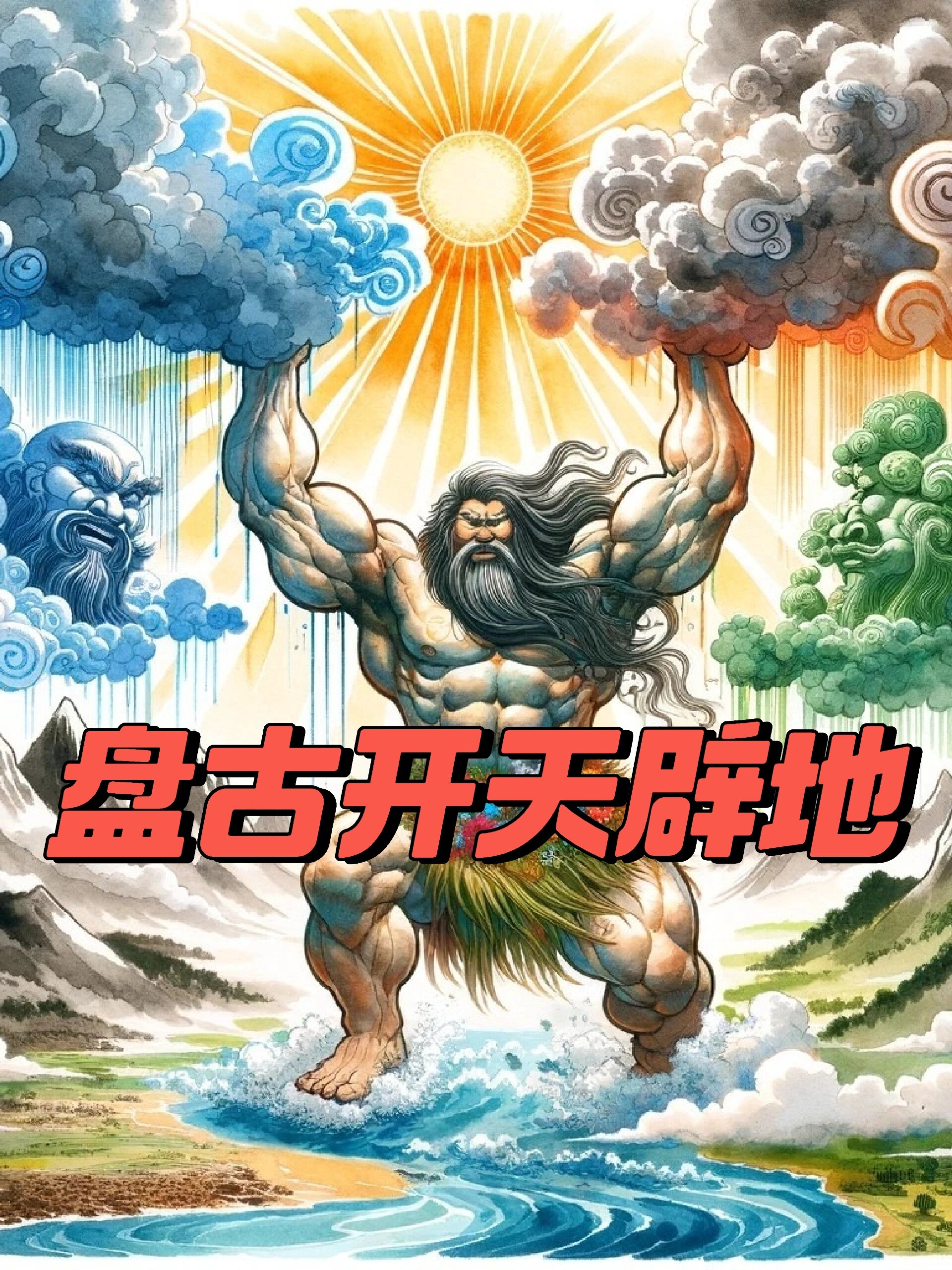 100个中国传统故事1:盘古开天辟地