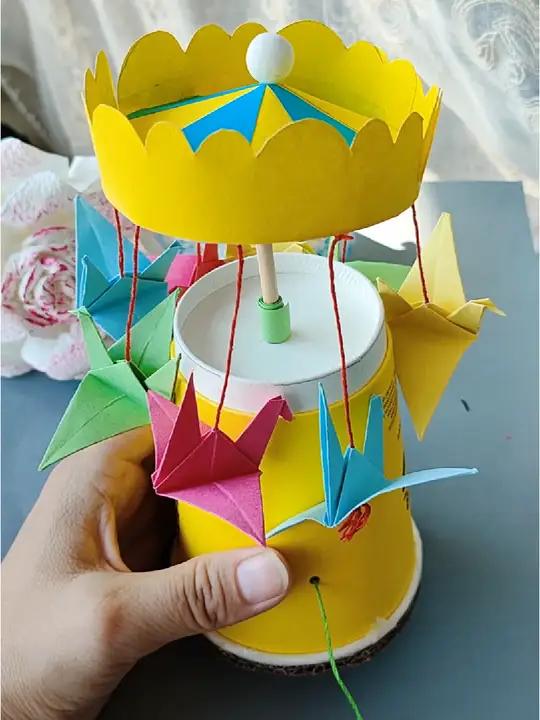 亲子手工 自制玩具 纸杯手工 废物利用 纸杯玩具做法