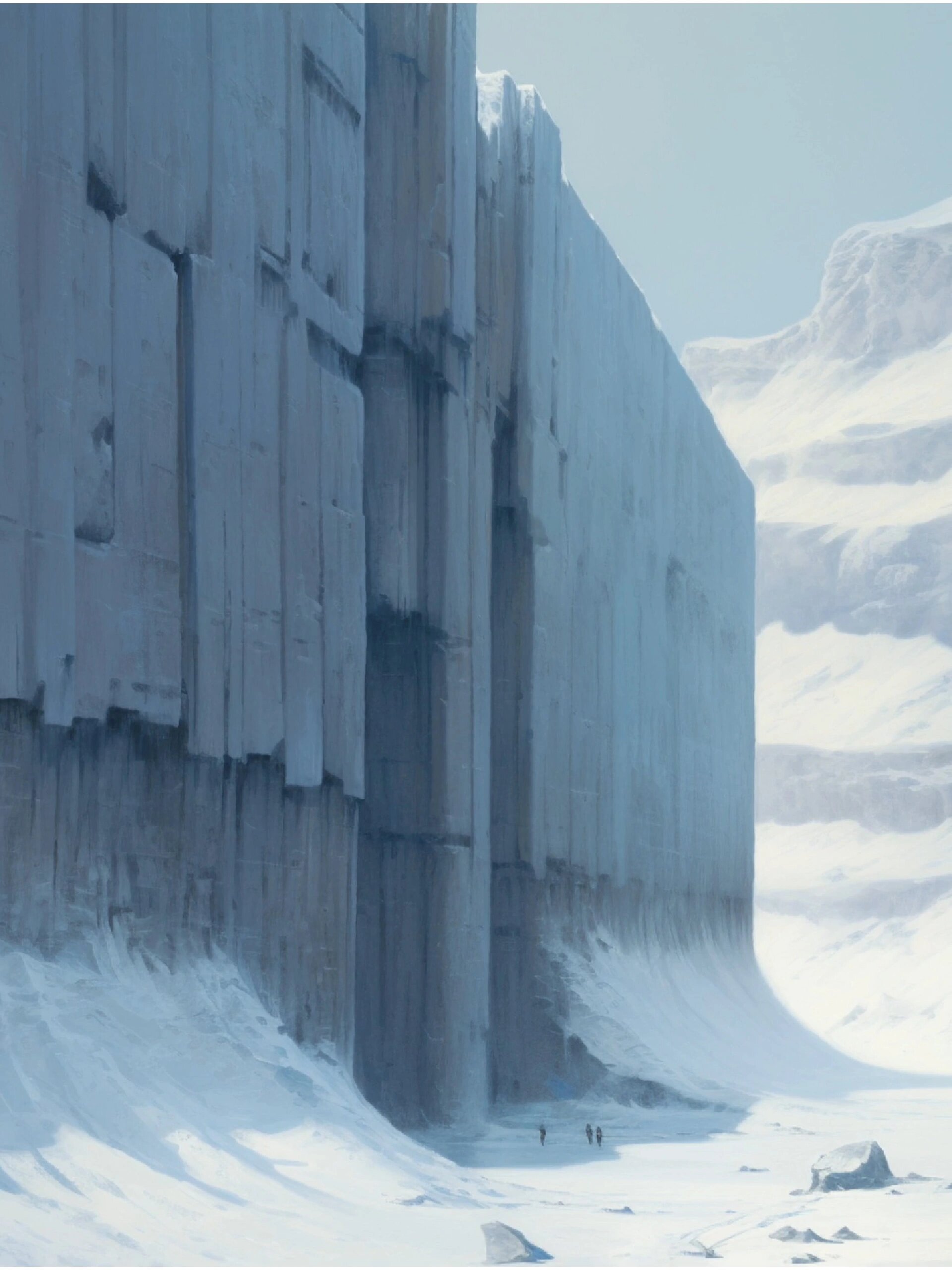 无法翻越的南极冰墙!