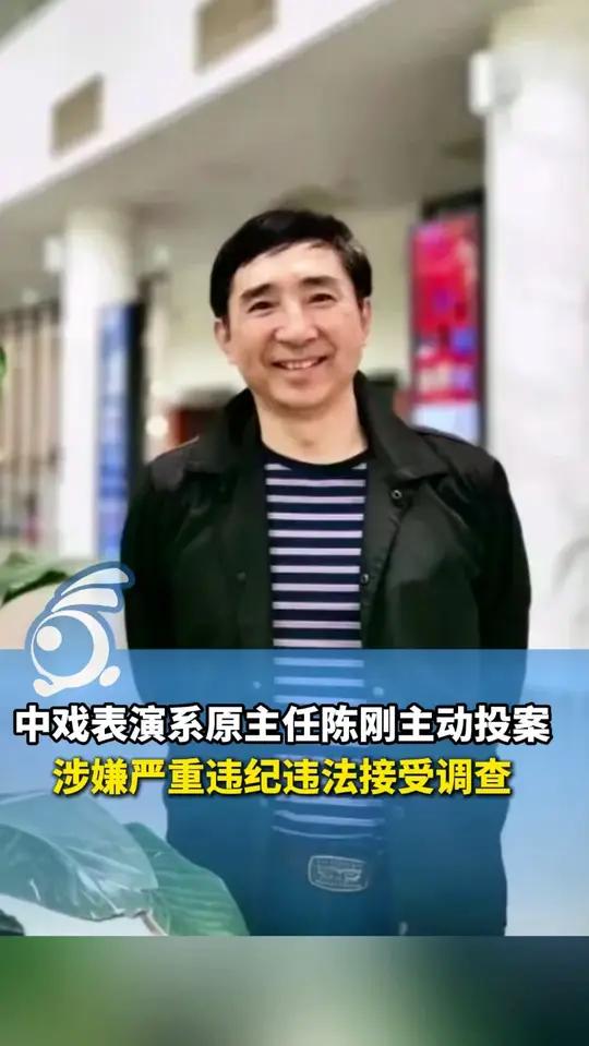 中戏表演系原主任陈刚主动投案，涉嫌严重违纪违法接受调查！曾是章子怡、孙红雷、佟丽娅等明星老师