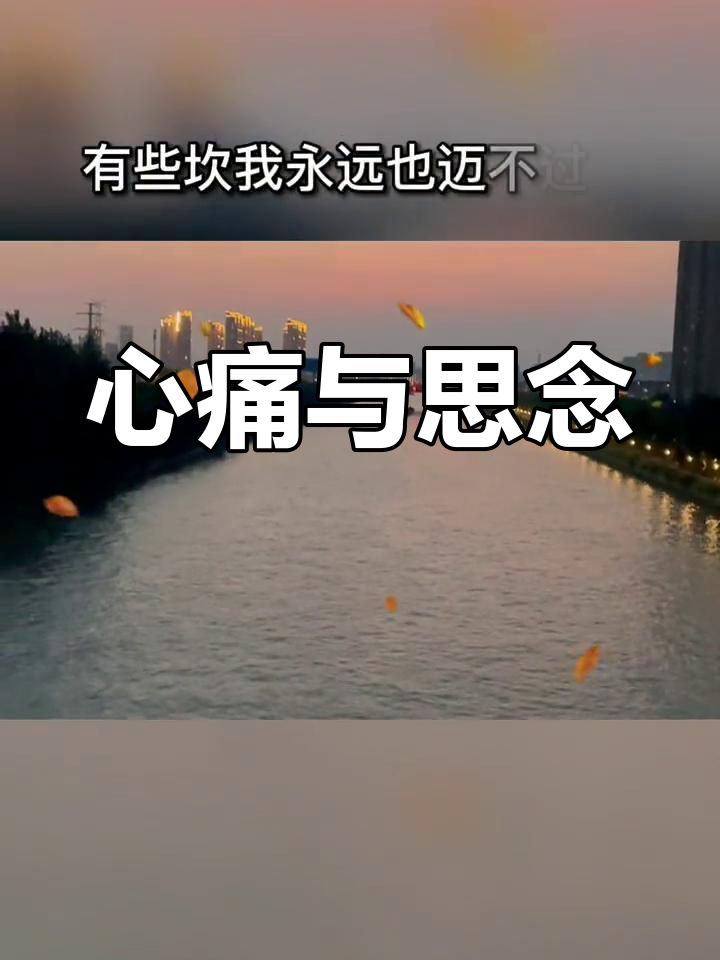 无法释怀,每一步都让我心痛,思念如影随形