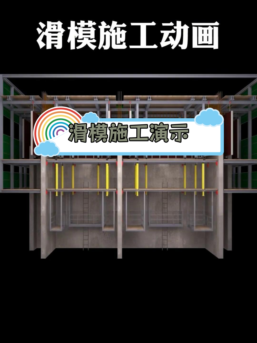 滑模施工动画解析