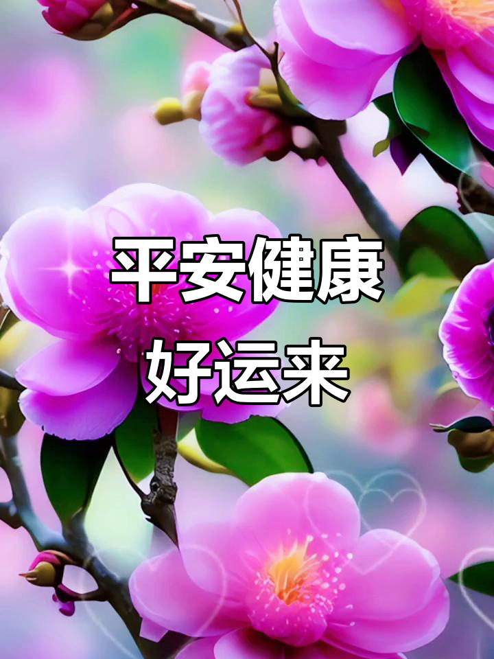 愿你每天平安健康,好运连连,花开富贵!