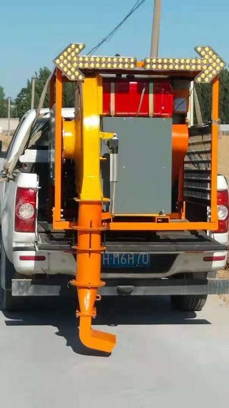 车载路面吹风机大功率马路落叶积雪清扫降尘大型柴动无线遥控吹扫-度