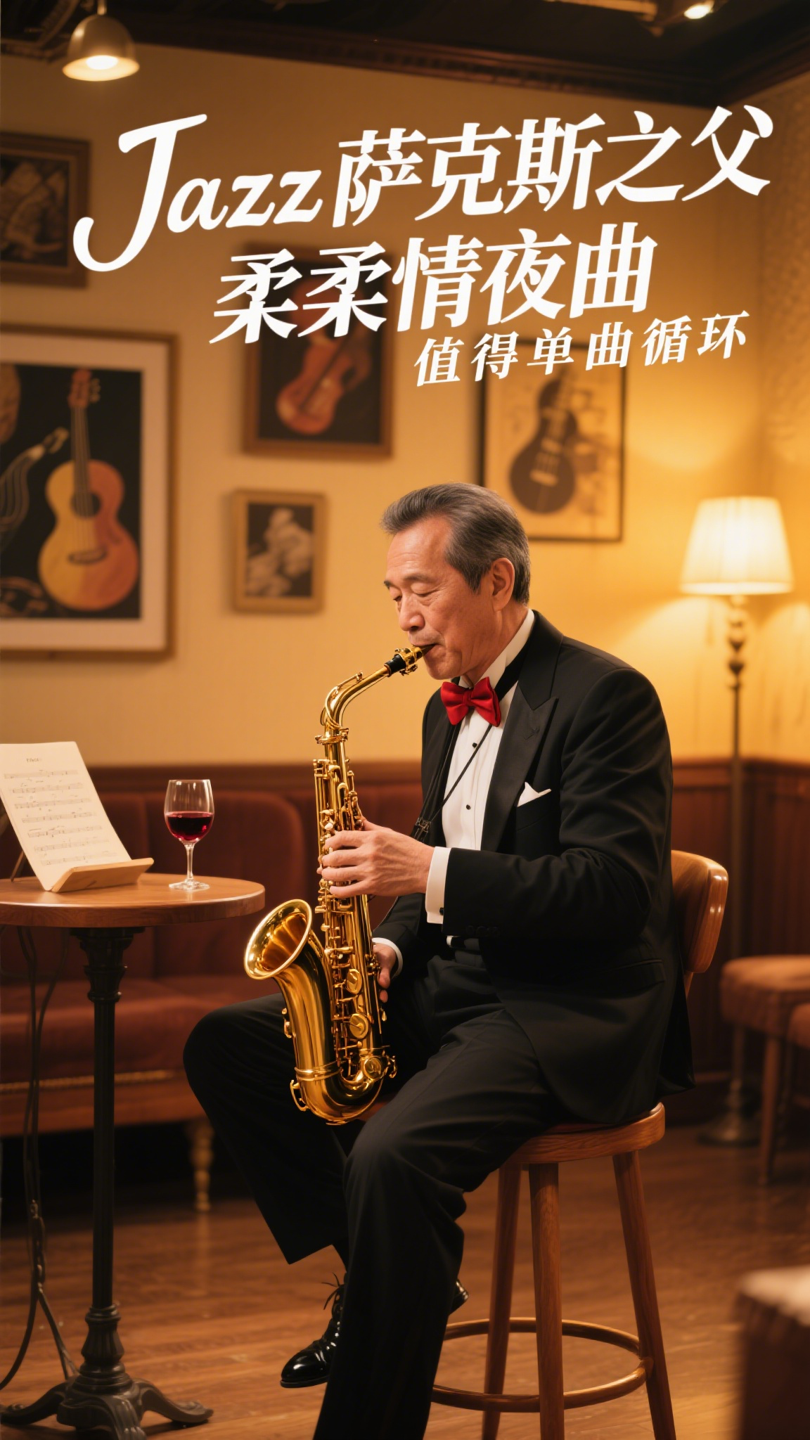 jazz萨克斯之父柔情夜曲,值得单曲循环