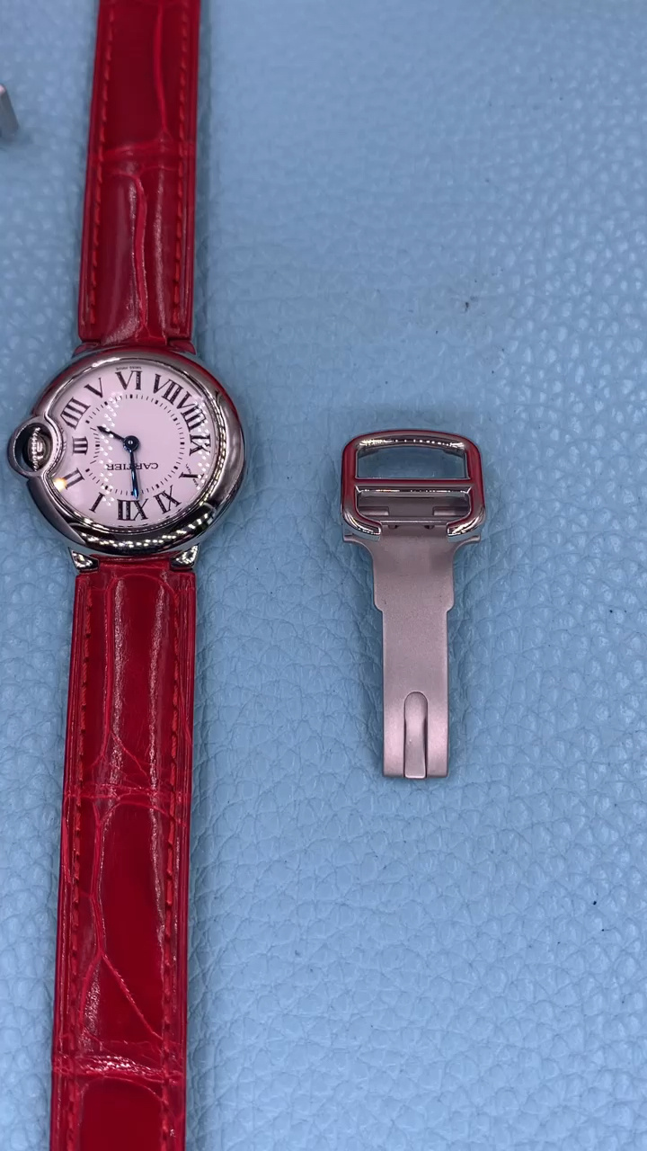 卡地亚蓝气球表扣表带安装教程