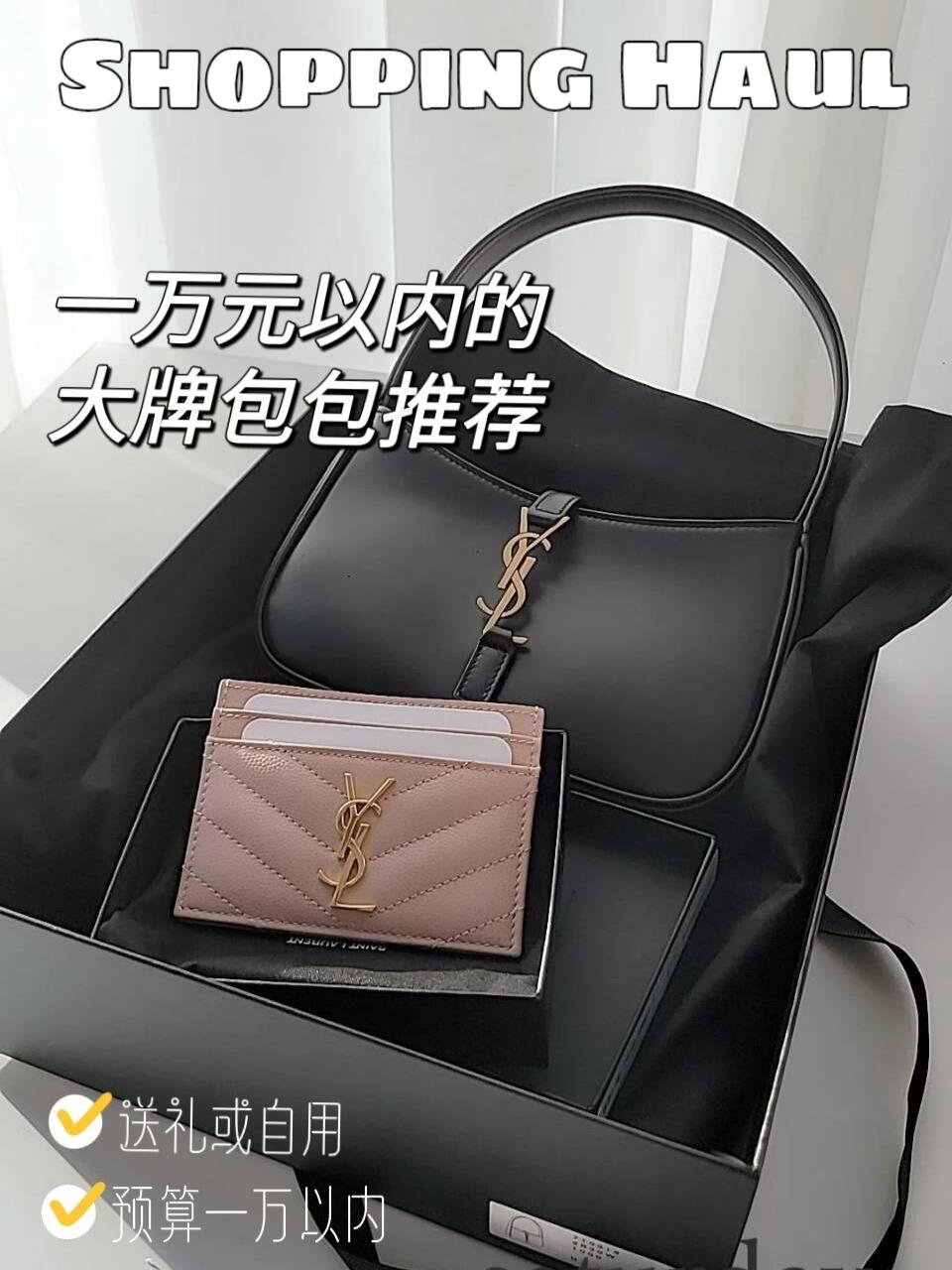 开箱|一万元预算可买什么大牌包?ysl腋下包