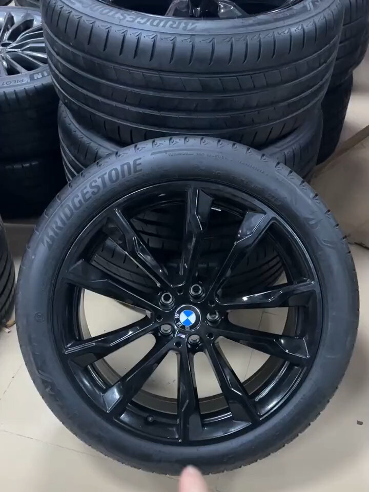 20寸宝马x3 x4耀夜版轮毂轮胎原厂正品一套