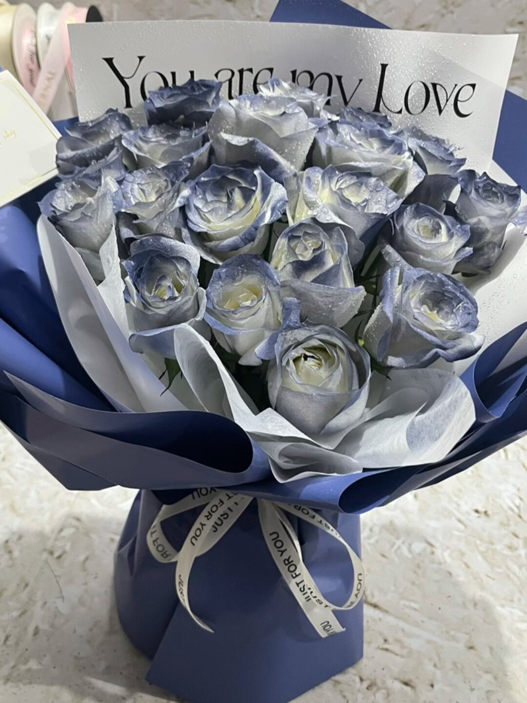 19朵马耳他蓝玫瑰图片