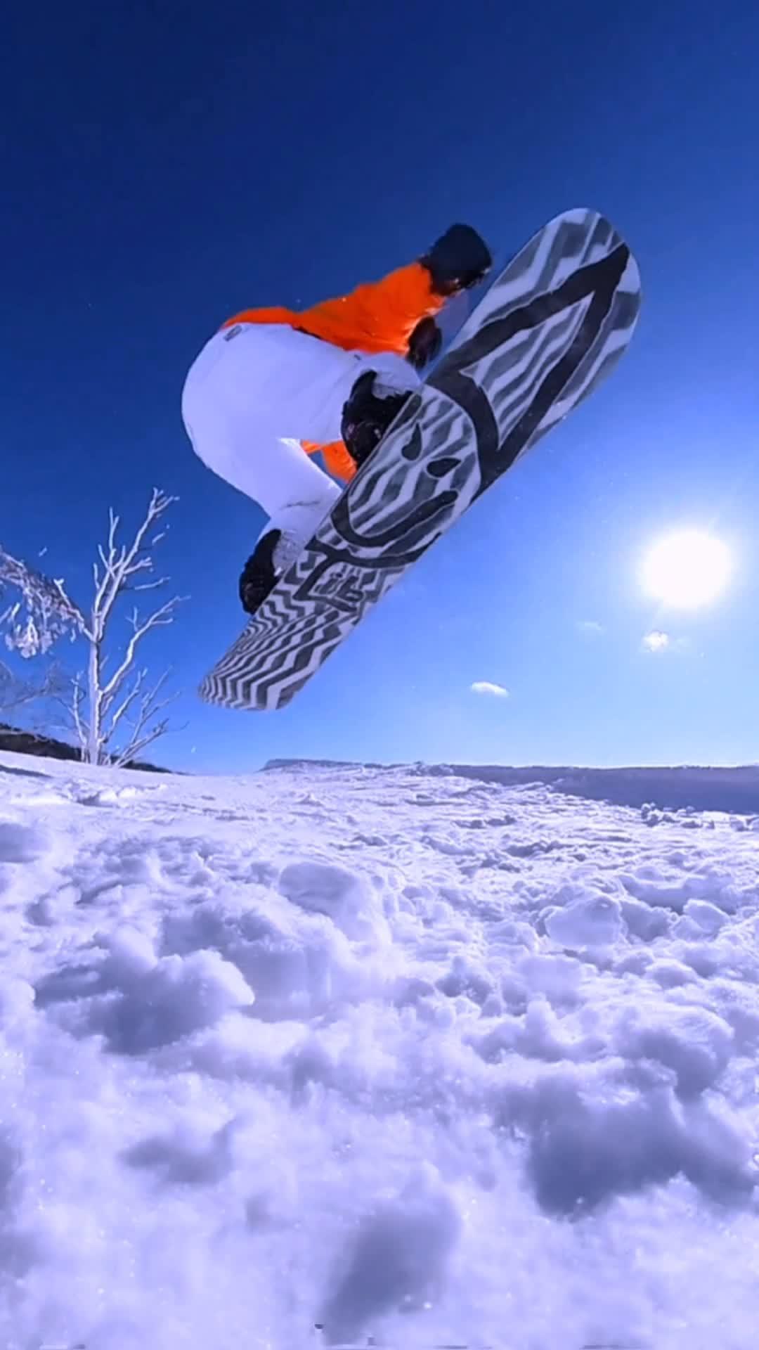 4"吗 单板滑雪 北大湖滑雪度假区 向往的冬天在吉林-度小视