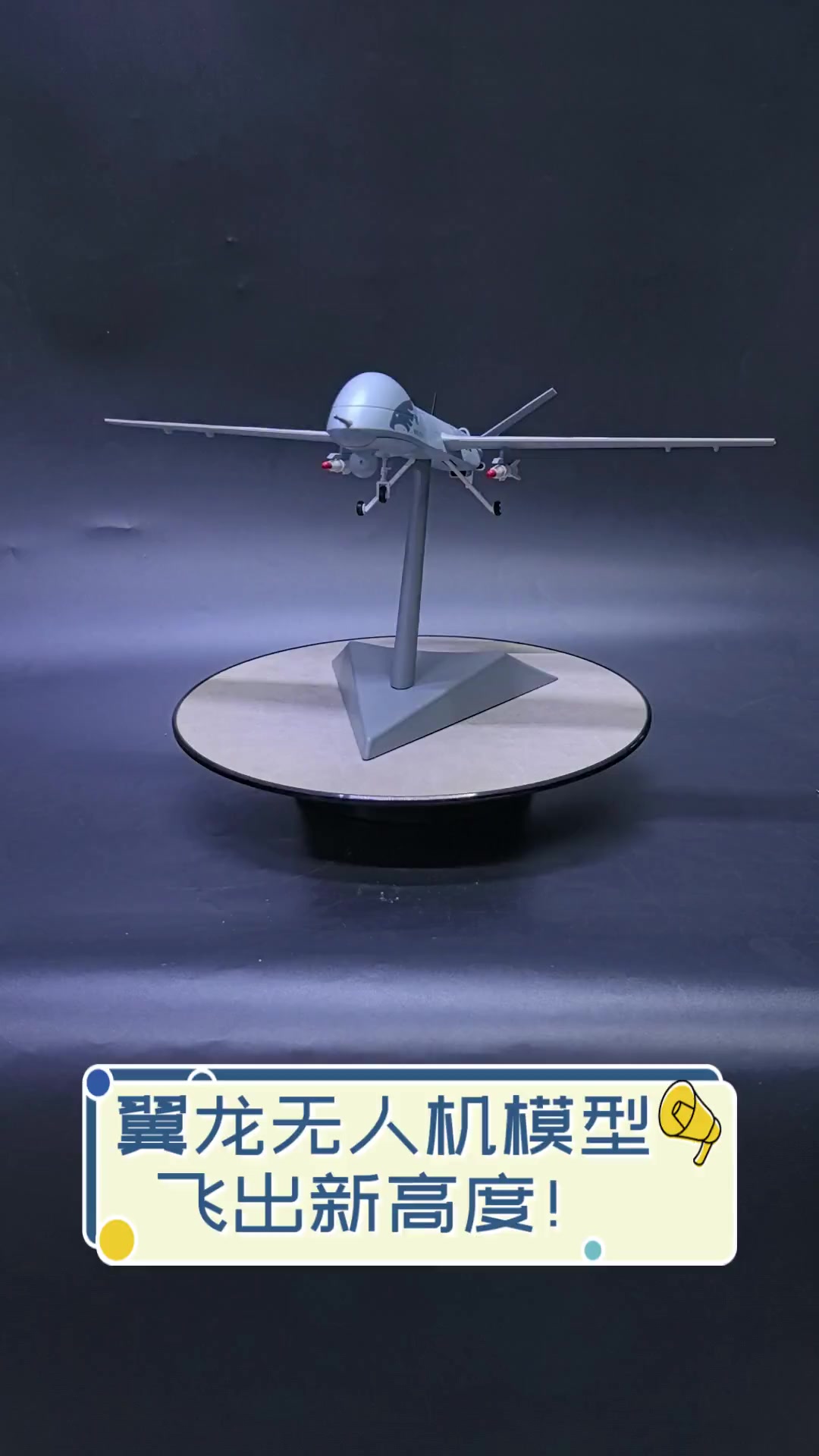翼龙无人机模型,飞出新高度!