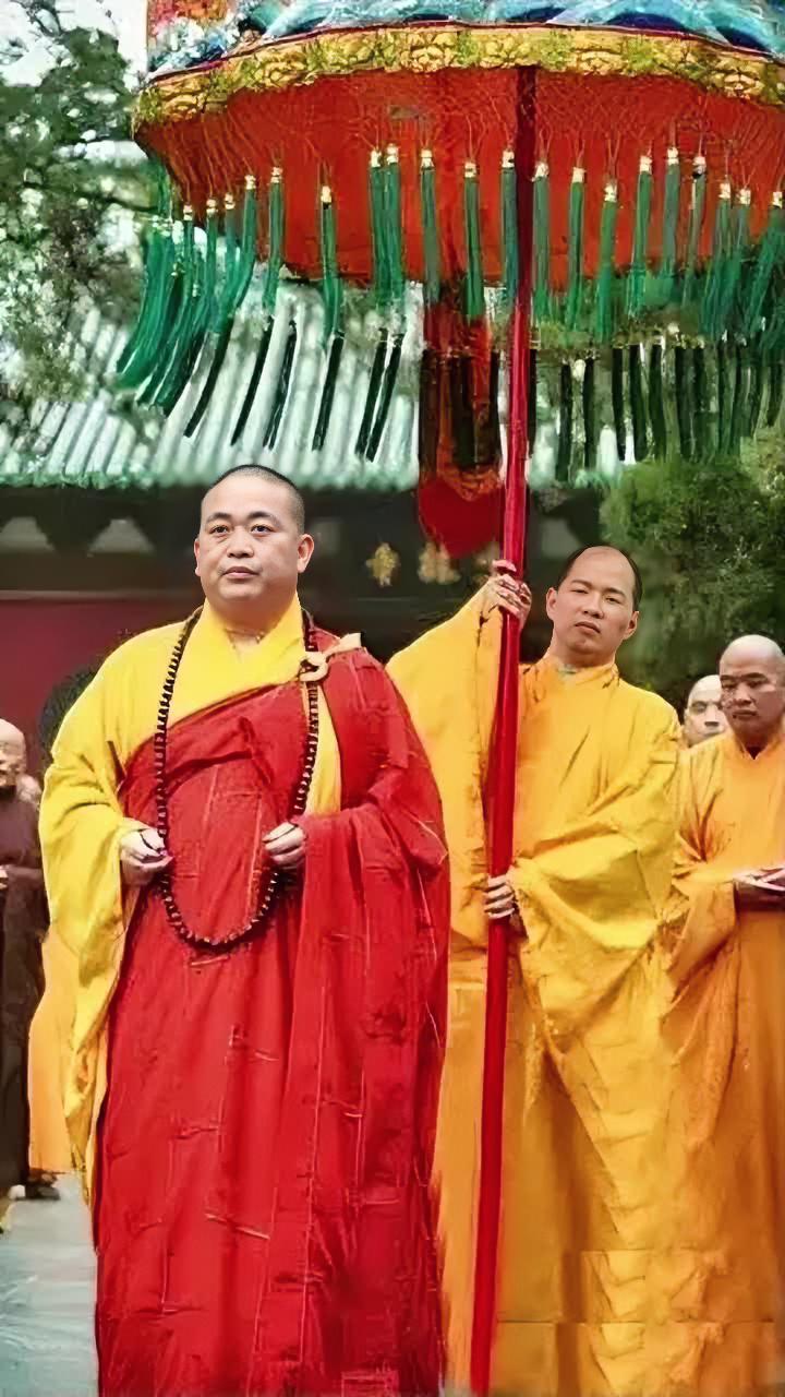 人生是一场修行 愿众生平安吉祥永信大和尚释永信黄罗盖伞和尚平常的