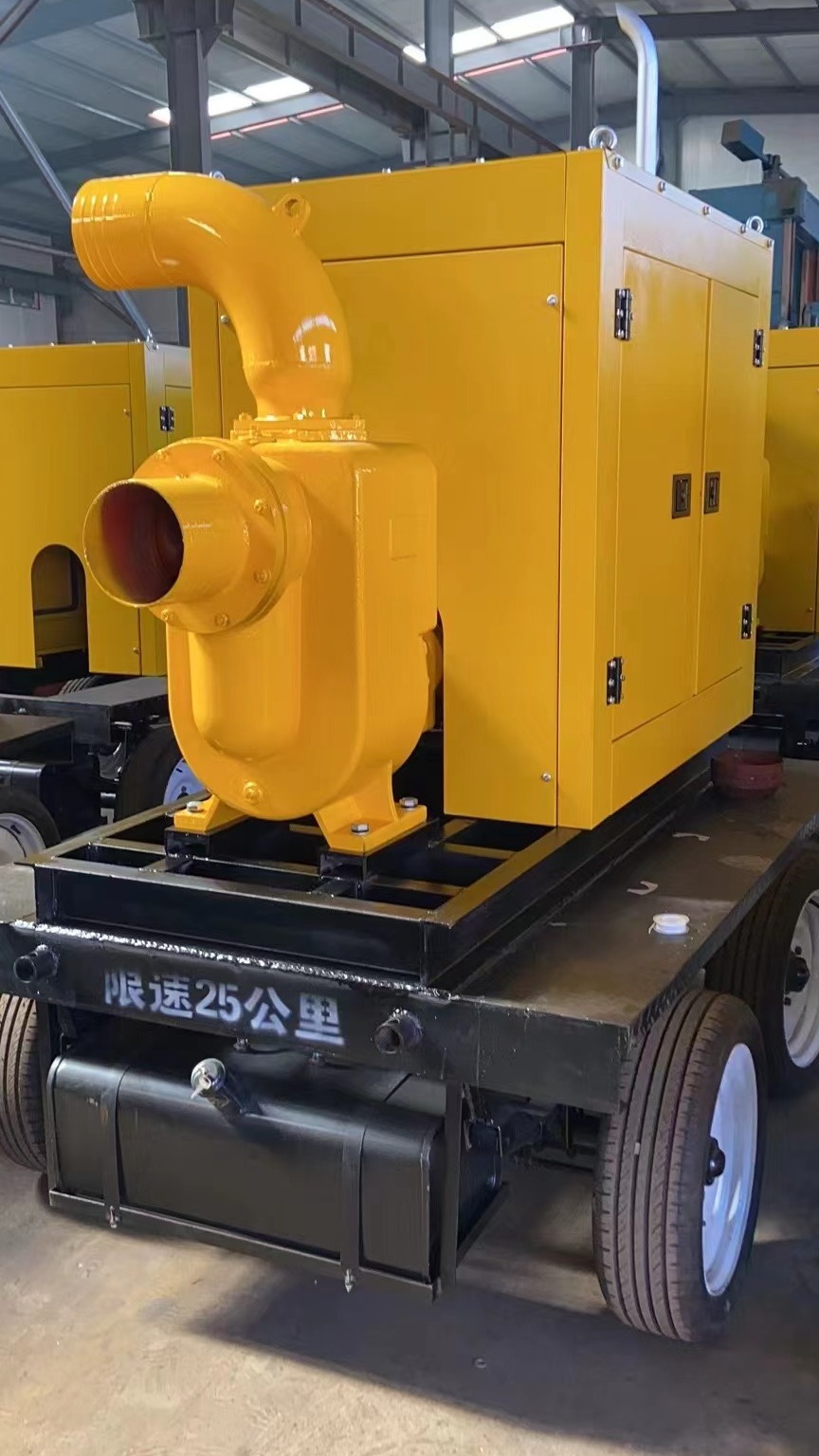 汛期必备的柴油移动泵车,无需灌水即可实现快速开机作业!