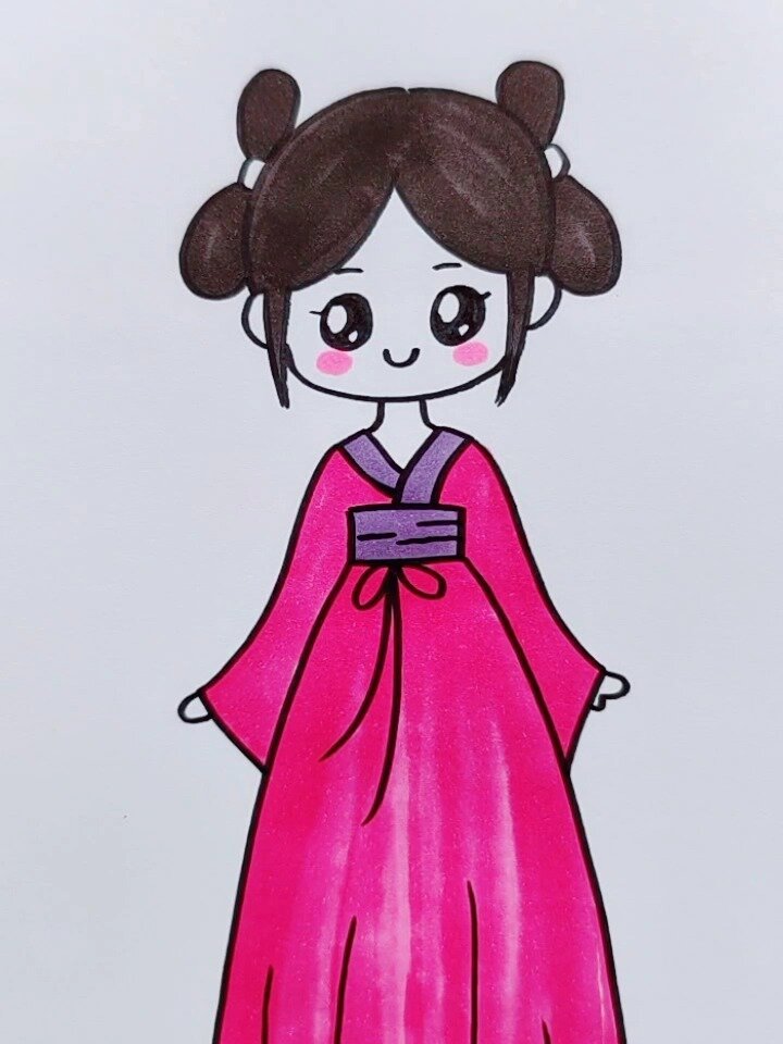 古风女孩这样画,手残党也能秒学会