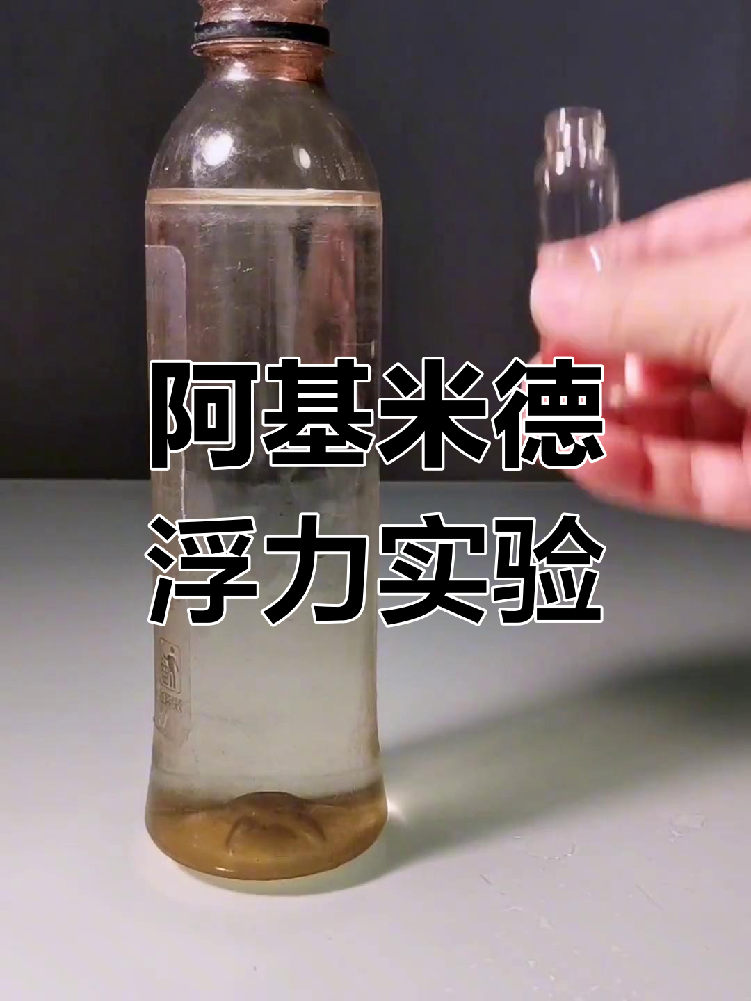 浮沉子实验详细过程图片