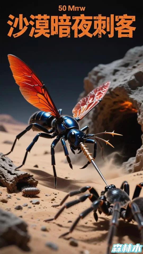 恐怖的沙漠蛛蜂