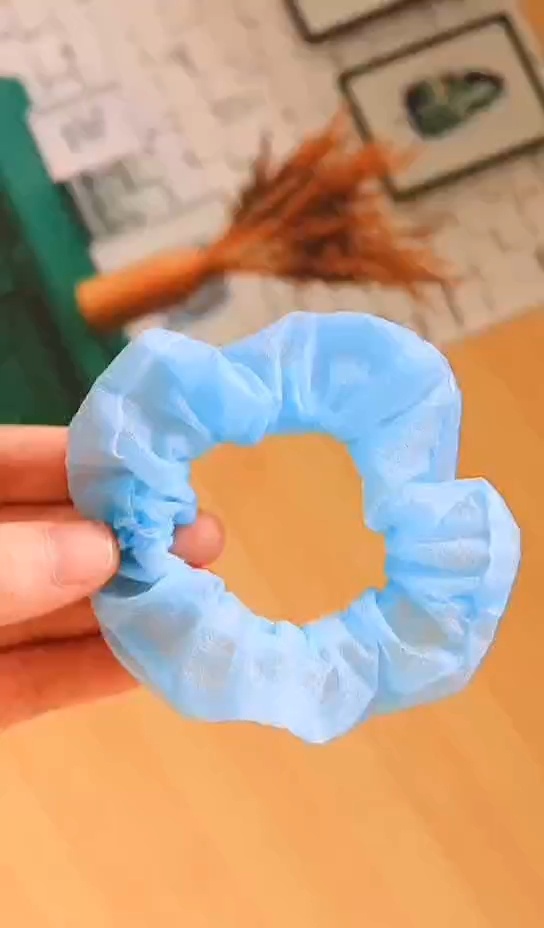 不合格的口罩不要丢掉,做个网红发带