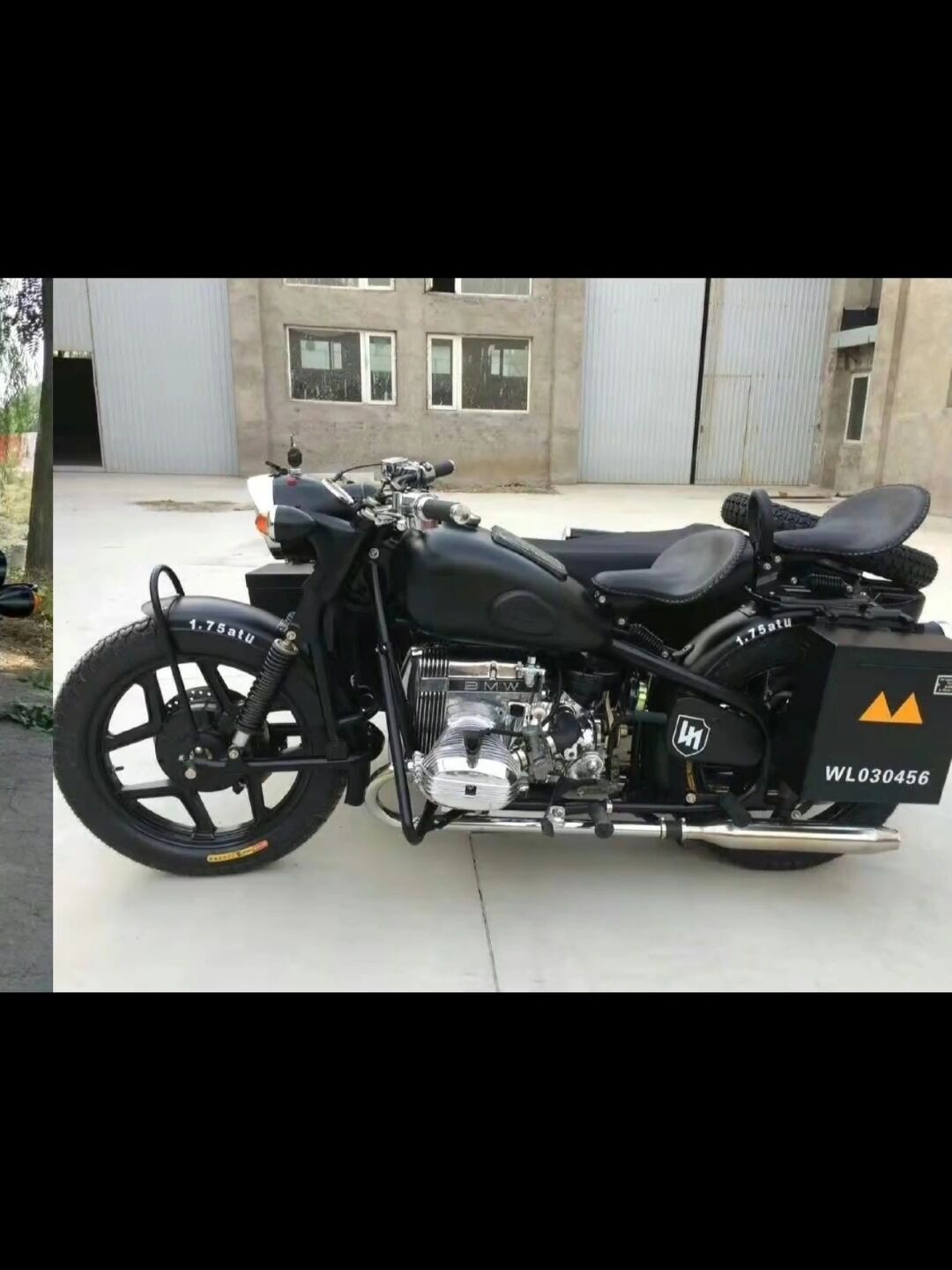 宝马r100挎子边三轮摩托车