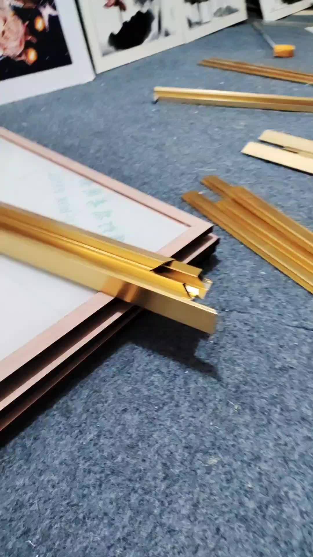 十字绣装裱用的铝合金边框 十字绣装裱 钻石画十字绣 民权县鑫丰画框