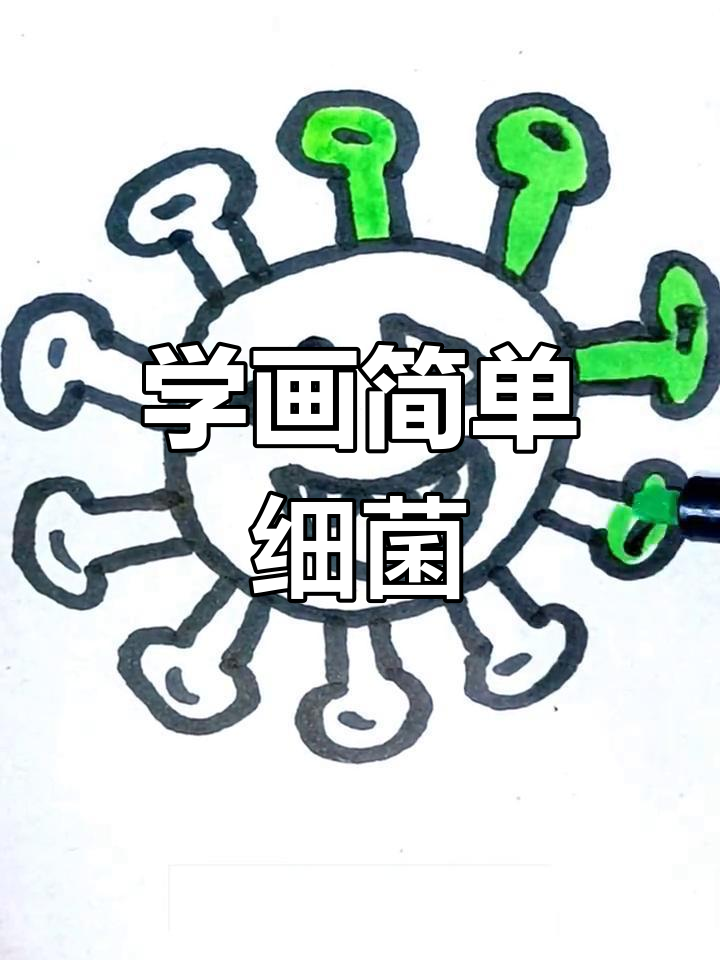 简笔画教程:绘制细菌形态