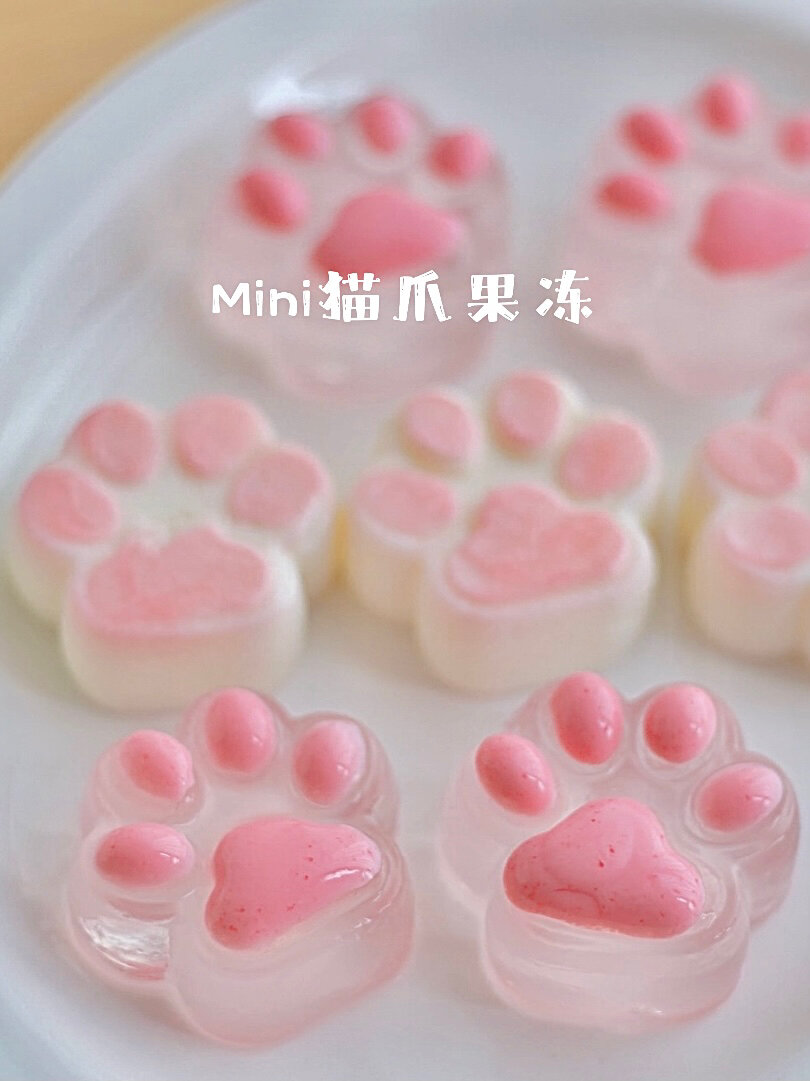 qq糖的神仙吃法mini猫爪果冻