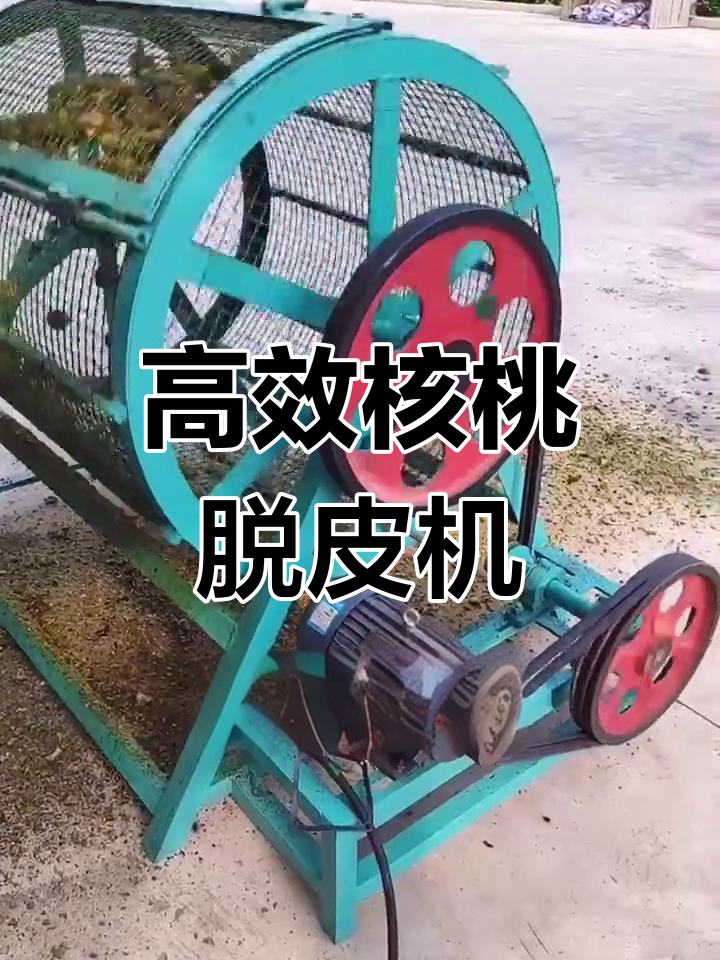 小型核桃脱皮机,高效清洗去皮