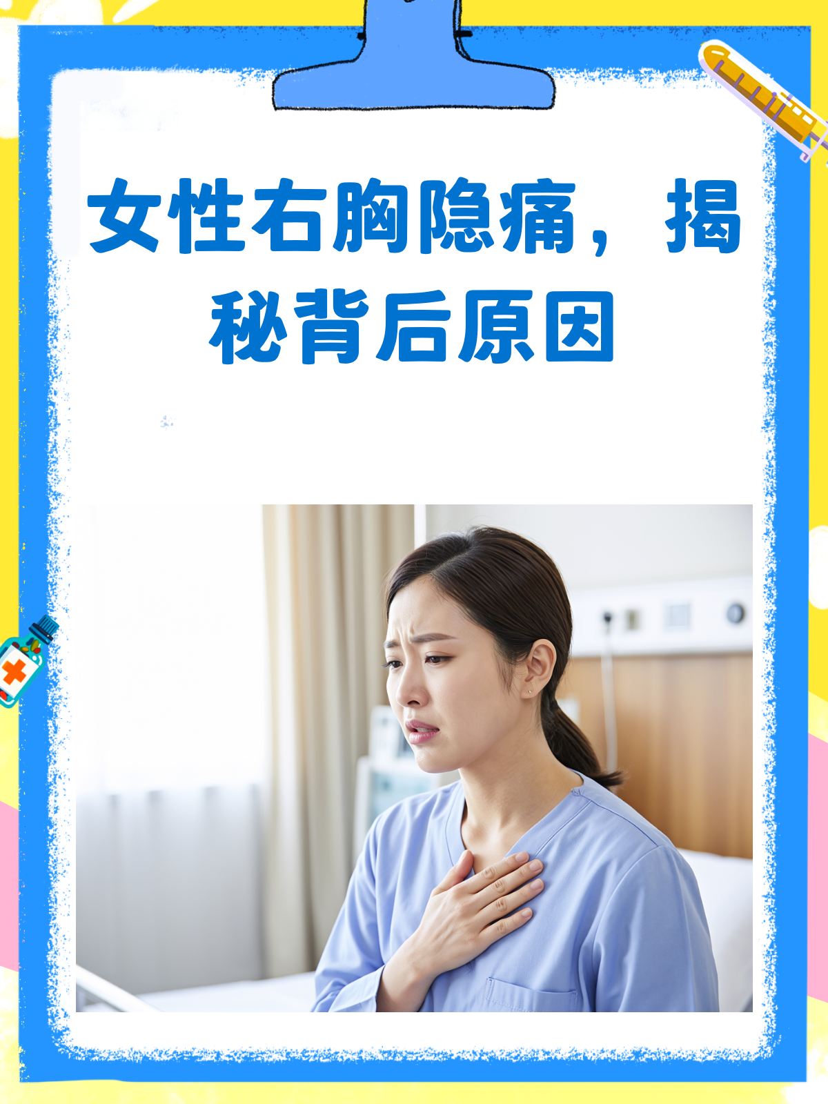 女性右胸隐痛?这些原因你得知道!