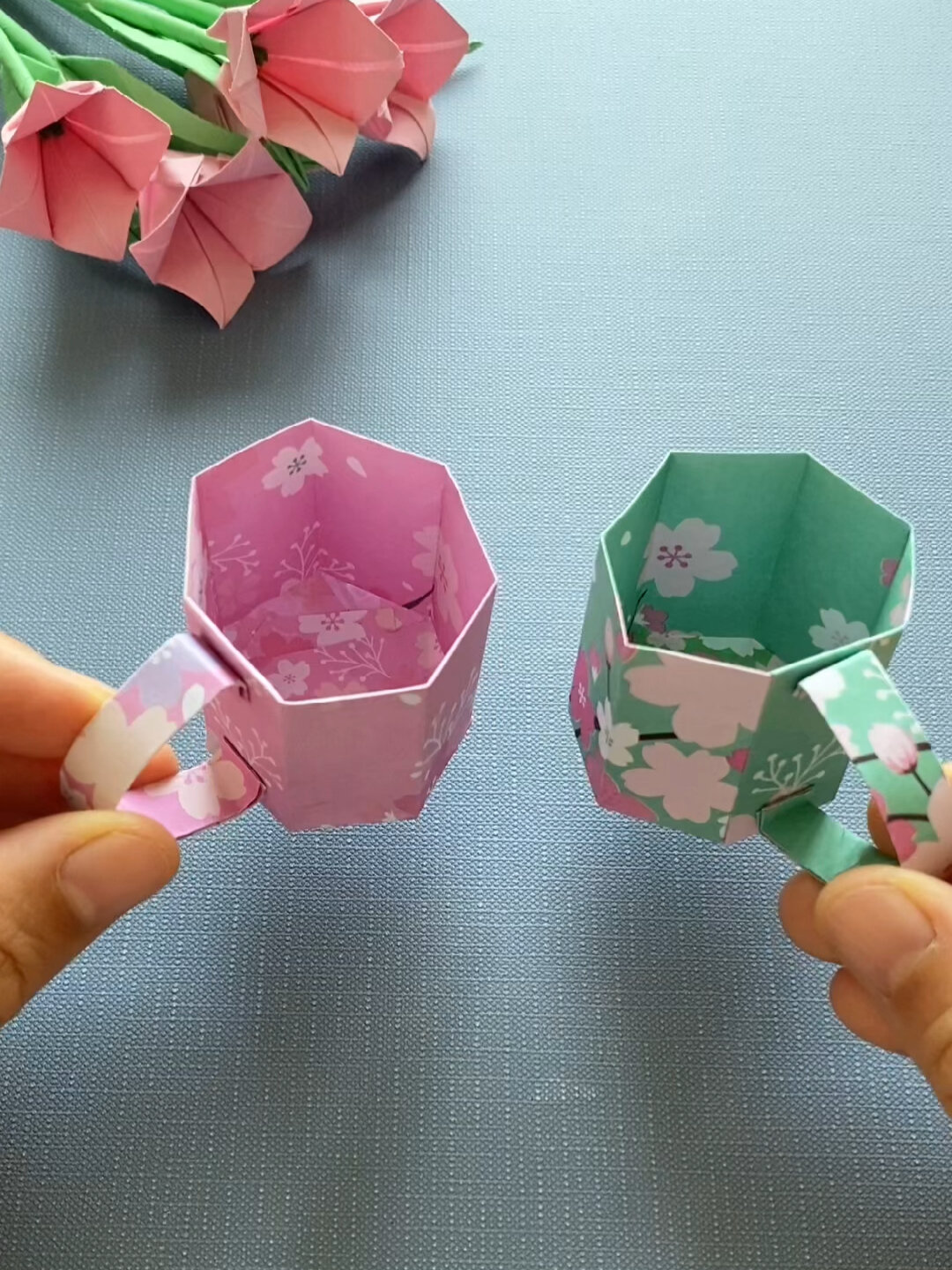 每日一手工:水杯折纸