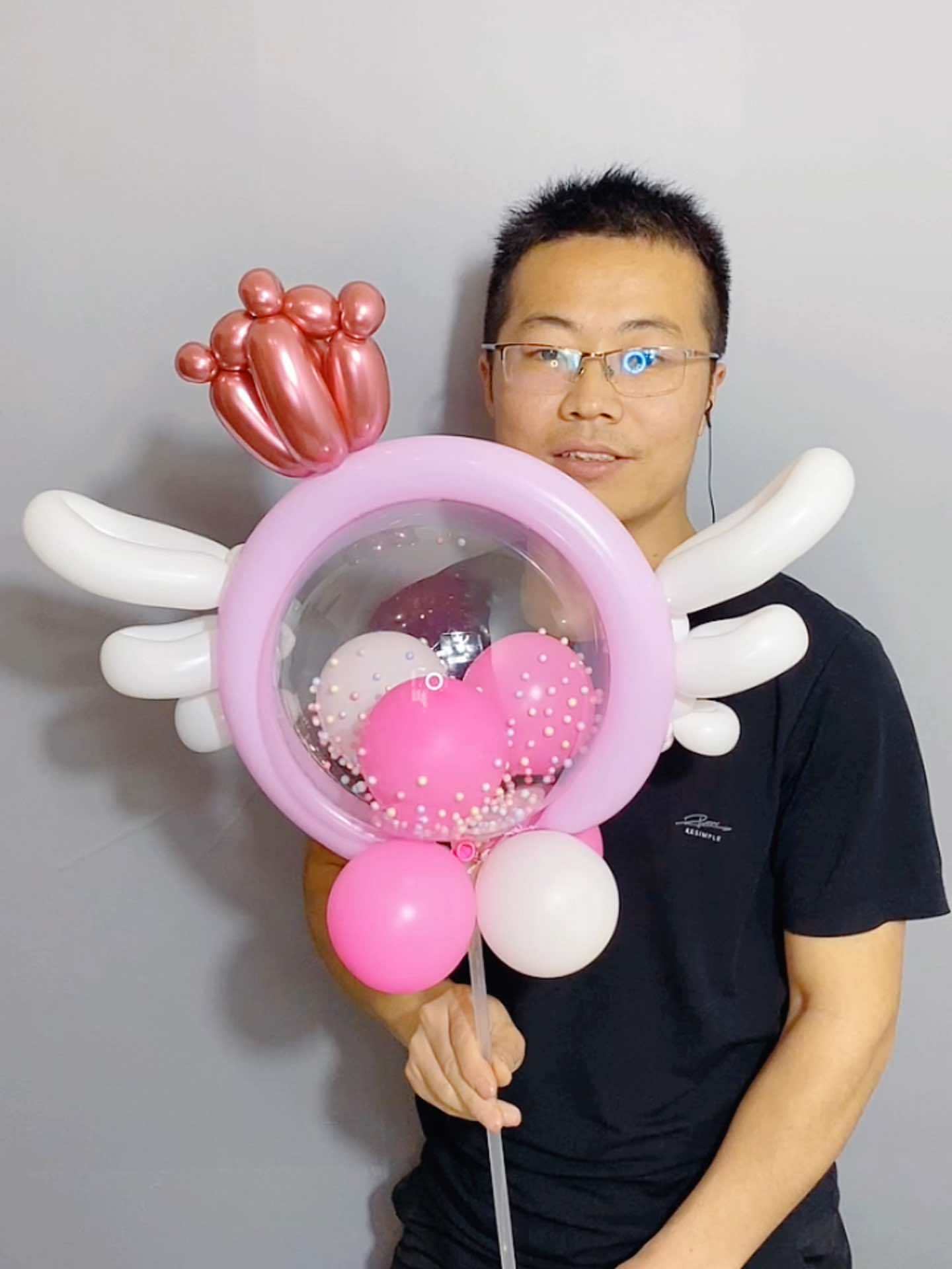 用嘴吹出来的气球造型您会喜欢吗 你要的网红气球造型