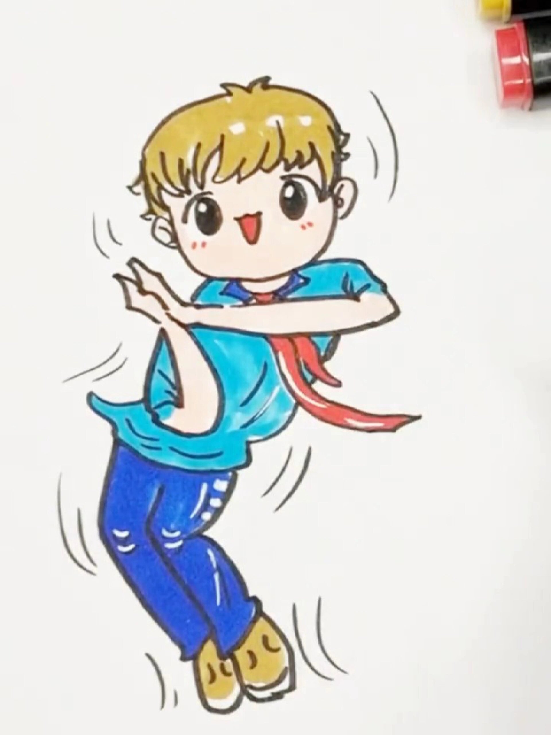 科目三简笔画!科目三舞蹈简笔画!