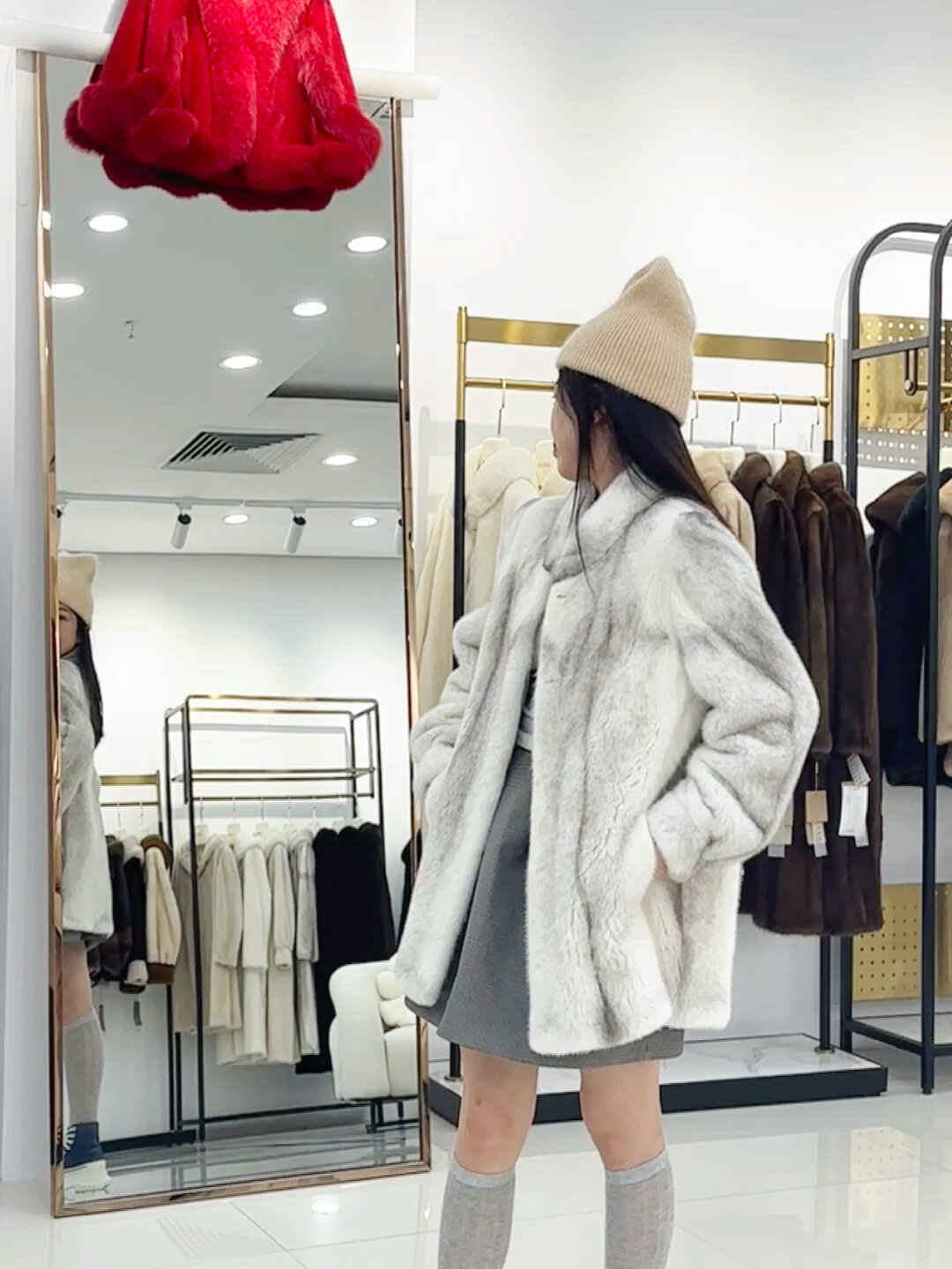 富贵小姐姐必备银十字貂 温柔·气质·显贵贵