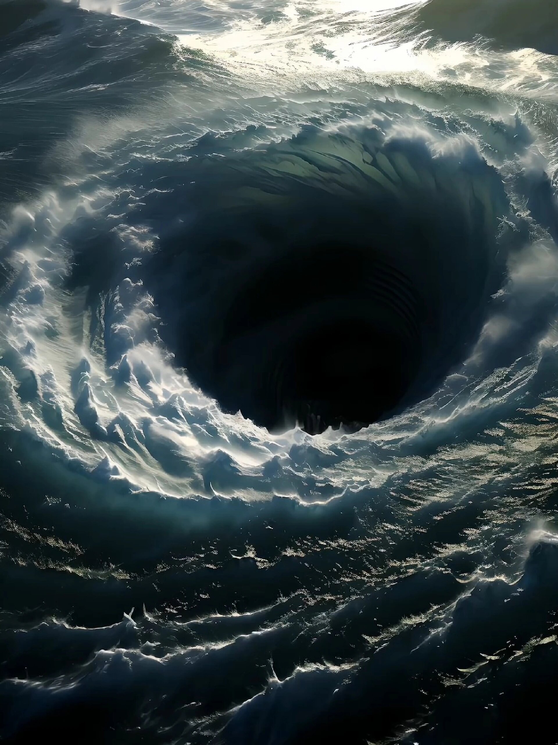 看到这个巨大的海洋漩涡惊呆了!-度小视