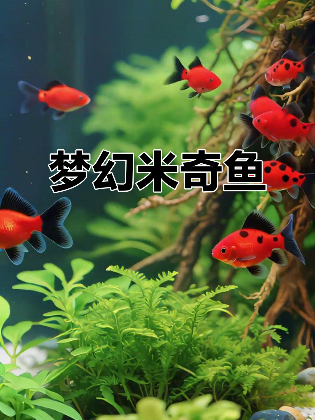 米奇鱼,温顺又可爱,轻松打造梦幻水族箱!