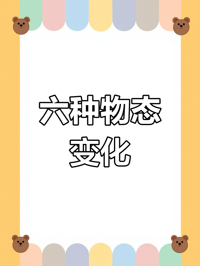 物态变化艺术字图片