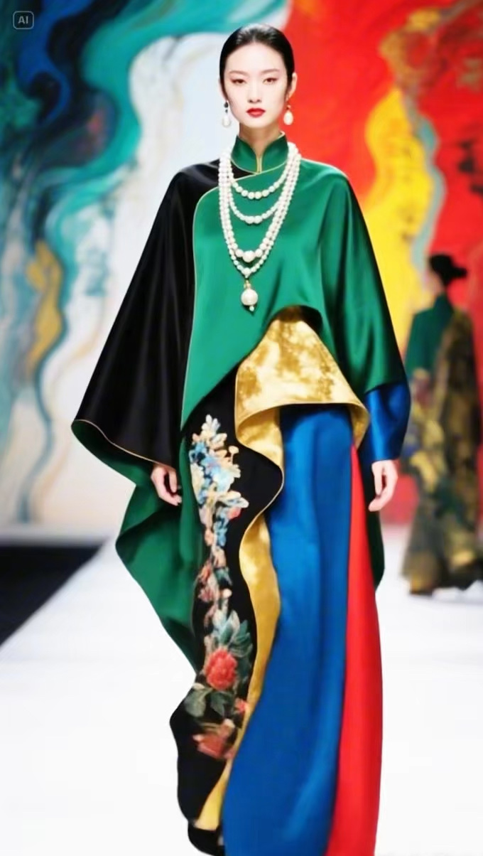 闪闪发光时装模特